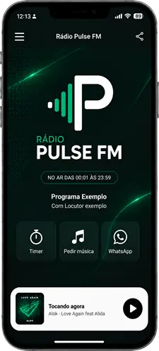App BRASCAST - tela inicial