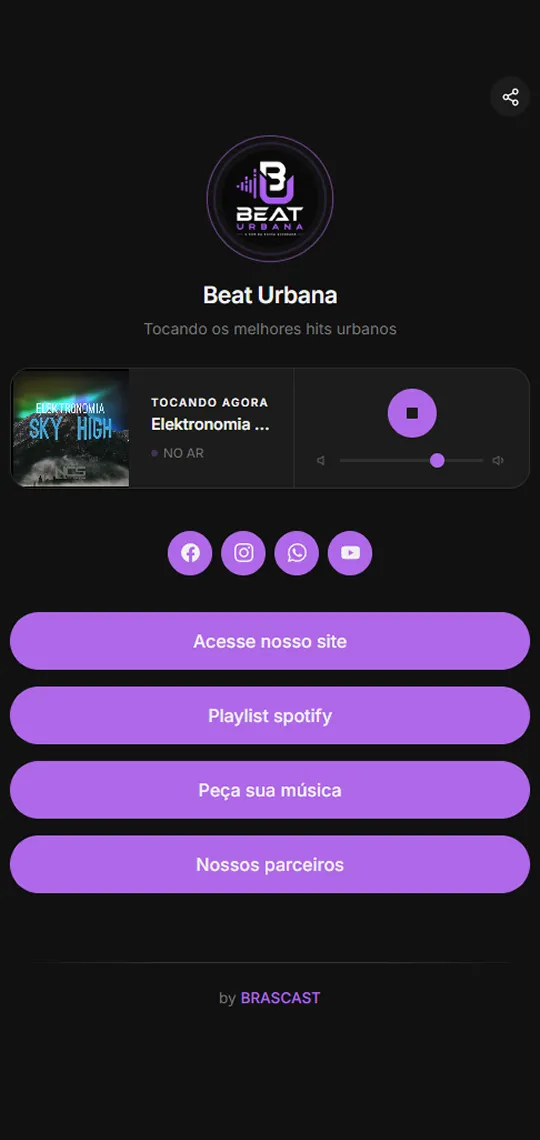 Start Page example: Beat 95